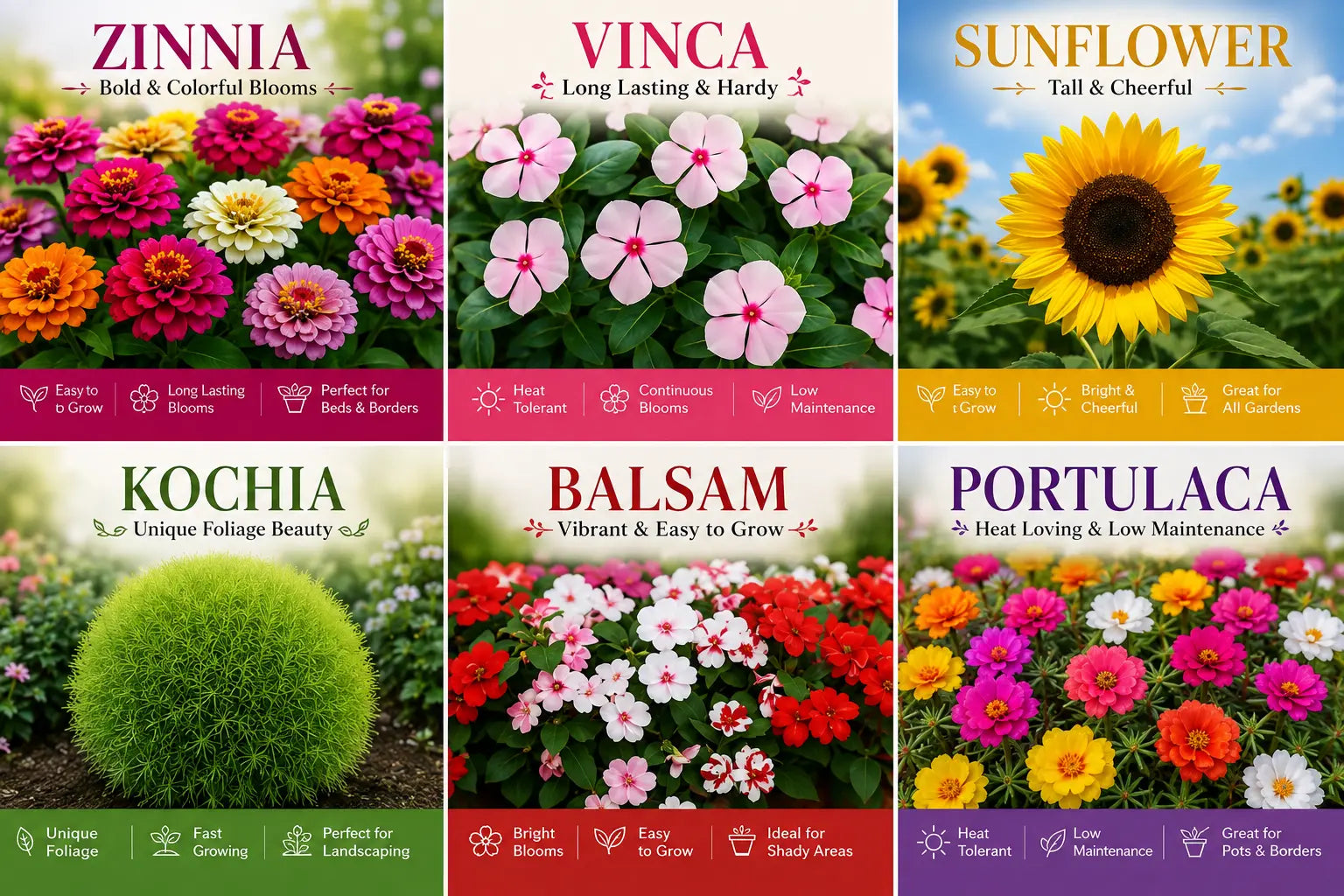 Summer Flower Seeds Mix Packet OneCart