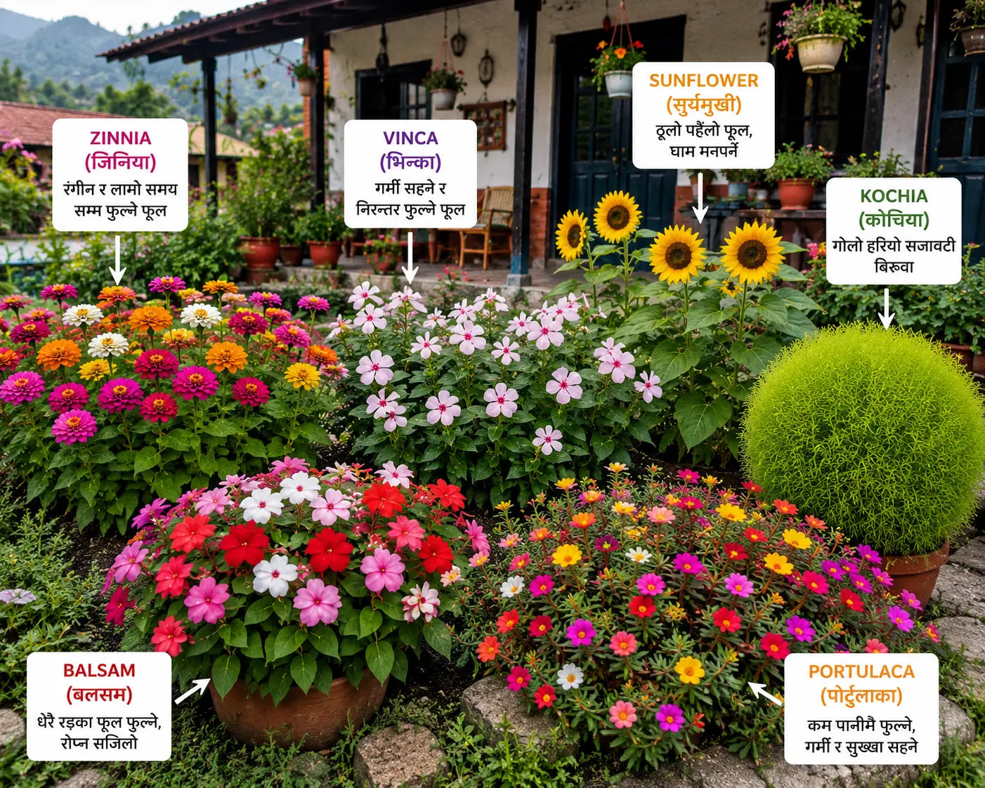 Summer Flower Seeds Mix Packet OneCart