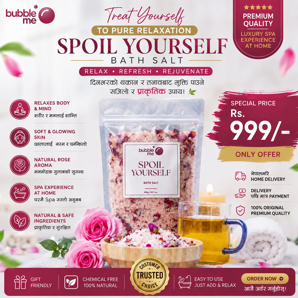 Bath Salt with Epsom & Pink Salt | Better Sleep, Muscle Recovery, Stress Relief | 400g Sazilodeal Online