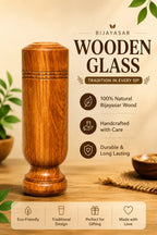 Sugar Balance Wooden Water Glass (100% Natural) OneCart