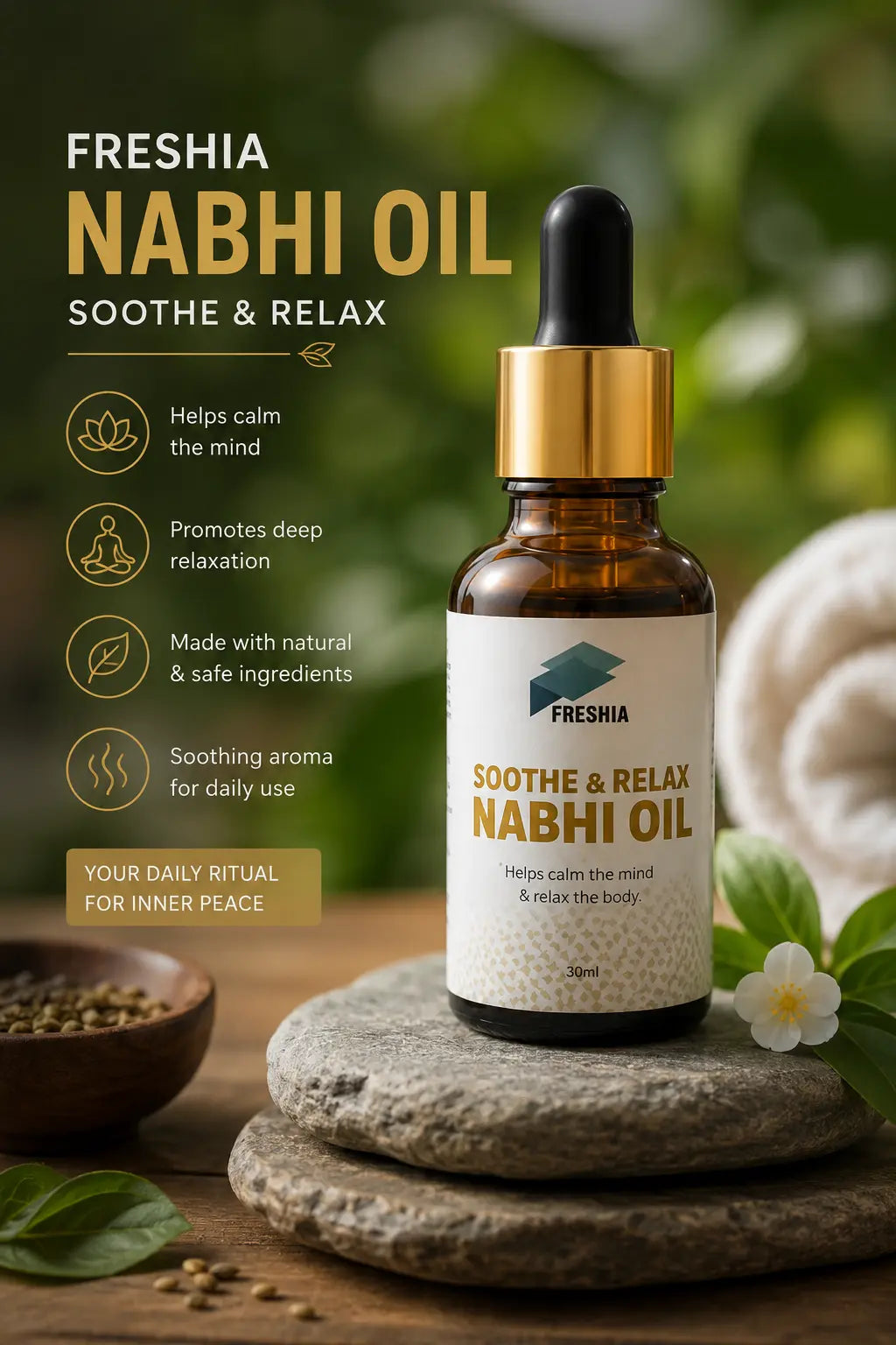 Sleep Inducing Stress Relief Nabhi Oil OneCart